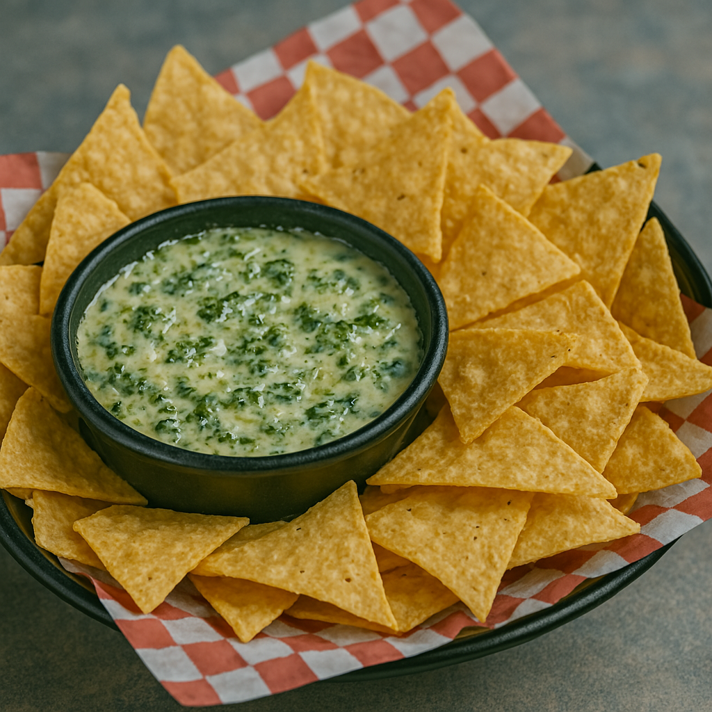 Homemade Spin Dip with Chips